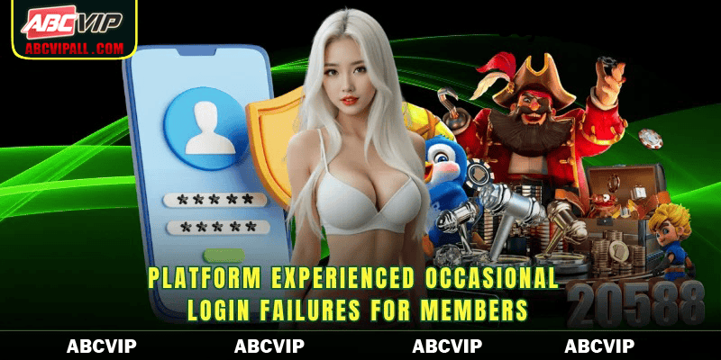 Platform experienced occasional login failures for members
