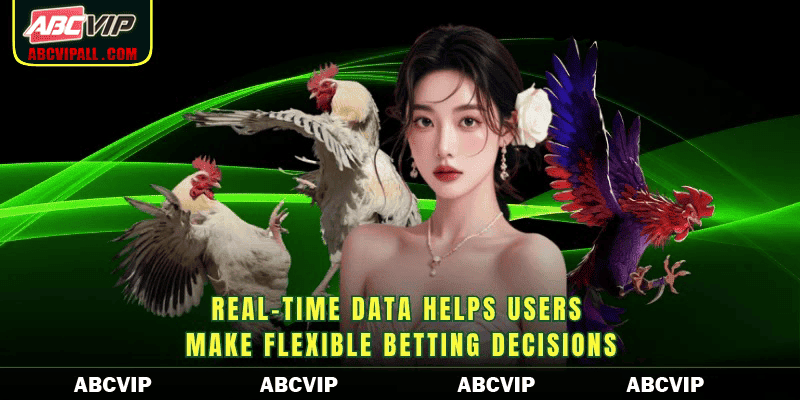 Real-time data helps users make flexible betting decisions