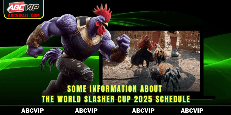 Some information about the World Slasher Cup 2026 schedule